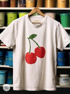 Imogene + Willie The Cherry Tee Shirt M